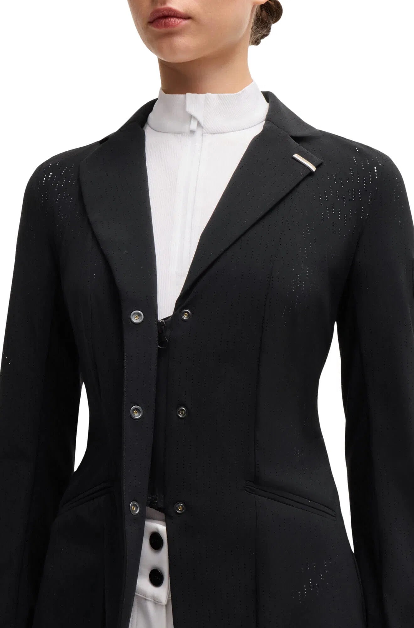 夏用メッシュショージャケット UVカット 4Wayストレッチ素材 ブラック Boss
