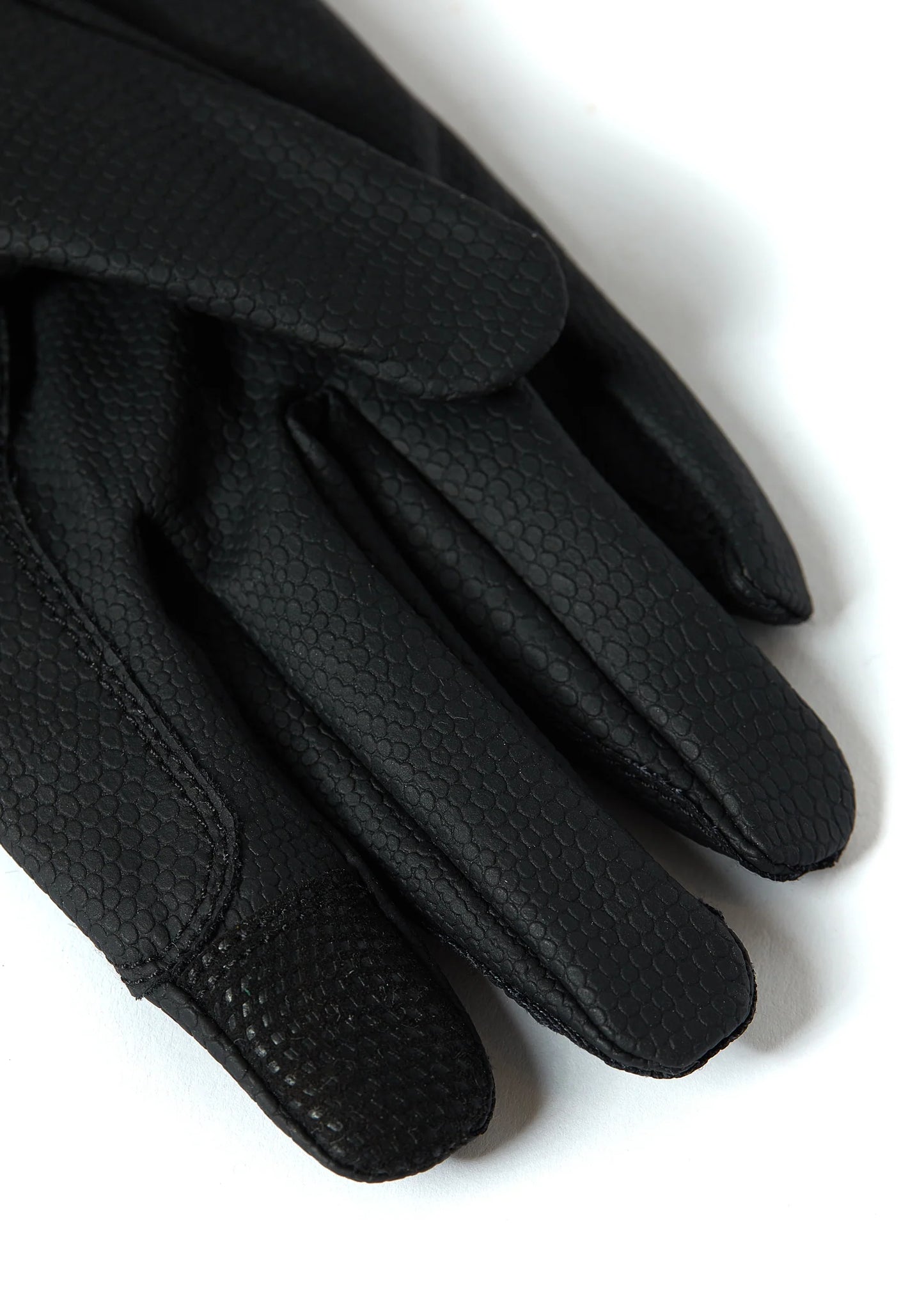 Technical Leather Riding Gloves with Smartphone Control for Women, Black/Navy, Holland Cooper