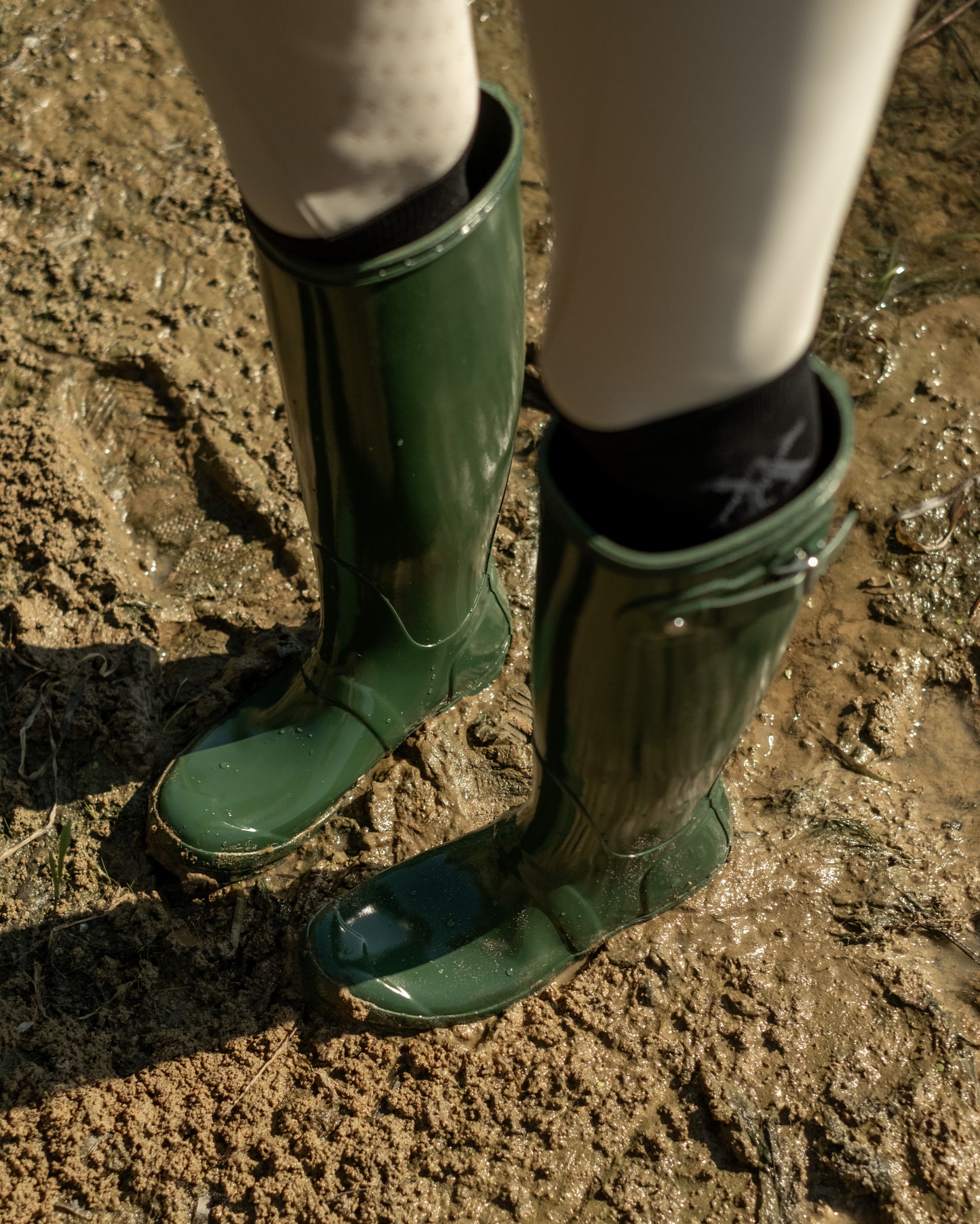 Ultra-lightweight riding socks for fatigue reduction, women's, black, Yagya