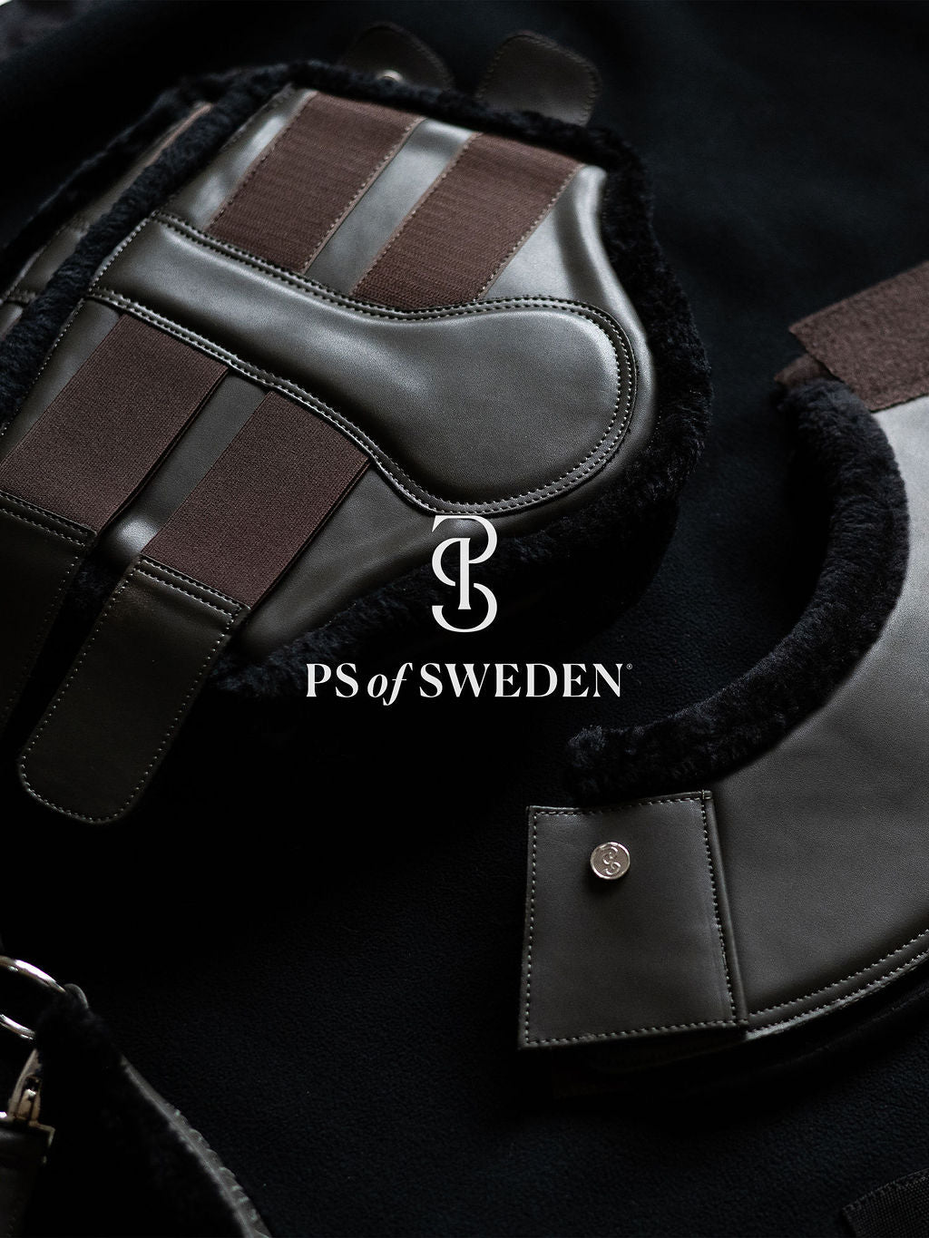 プレミアムレザーワンコ ファー付き PS of Sweden