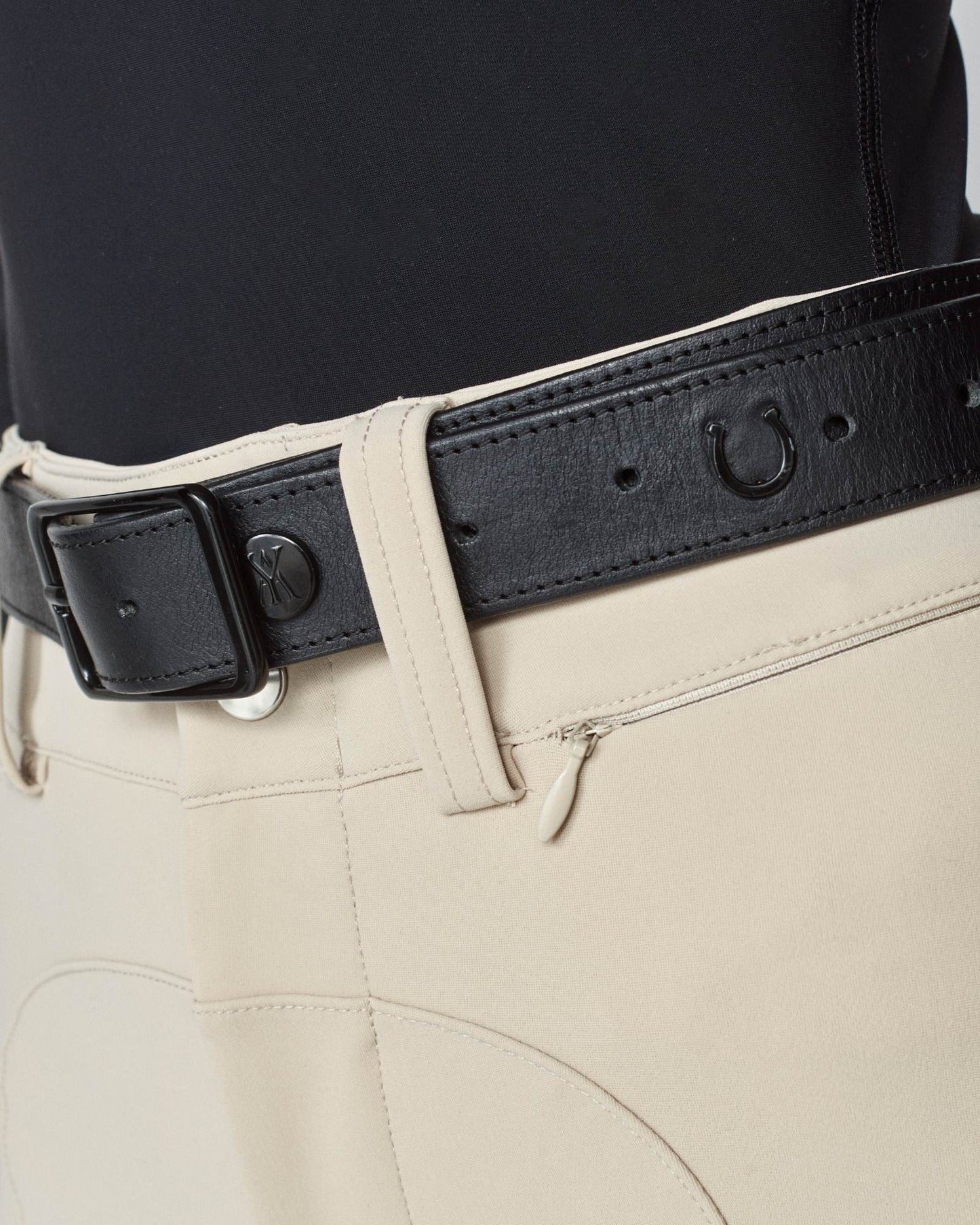 Women's Italian Leather Riding Belt Black/Brown/Taupe Yagya