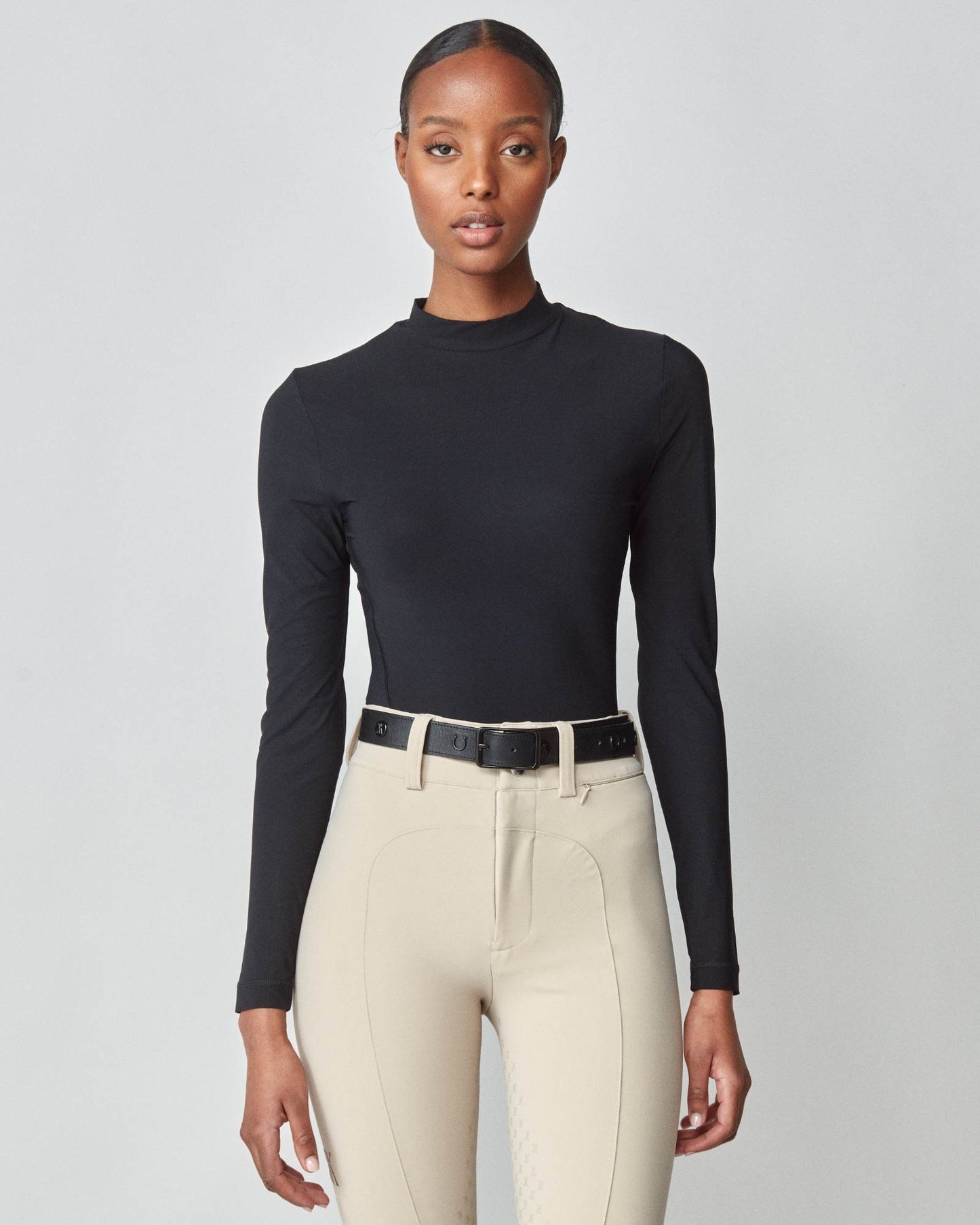 Women's Italian Leather Riding Belt Black/Brown/Taupe Yagya