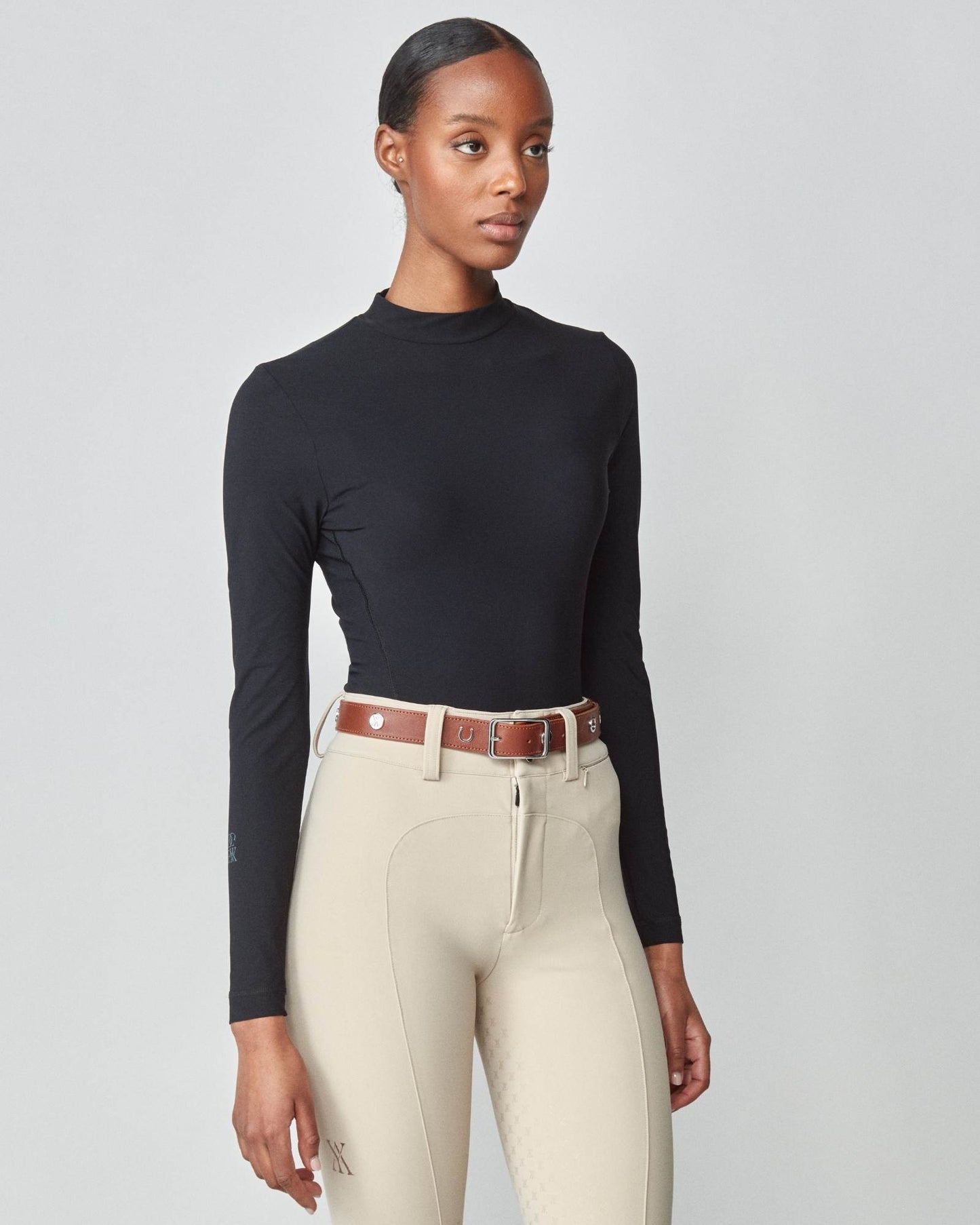 Women's Italian Leather Riding Belt Black/Brown/Taupe Yagya