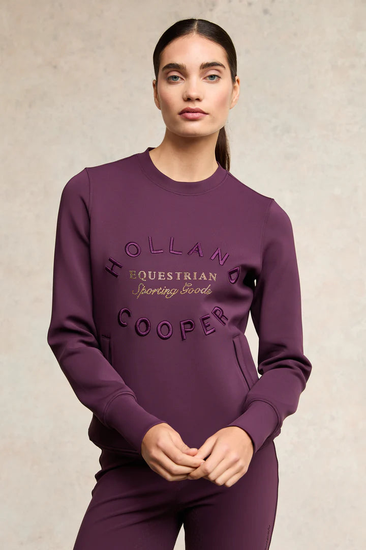 ソフトスウェットトップス ポケット付き 5色 Holland Cooper