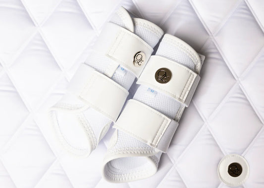 3Dエアメッシュプロテクター ホワイト Eloquence Equestrian