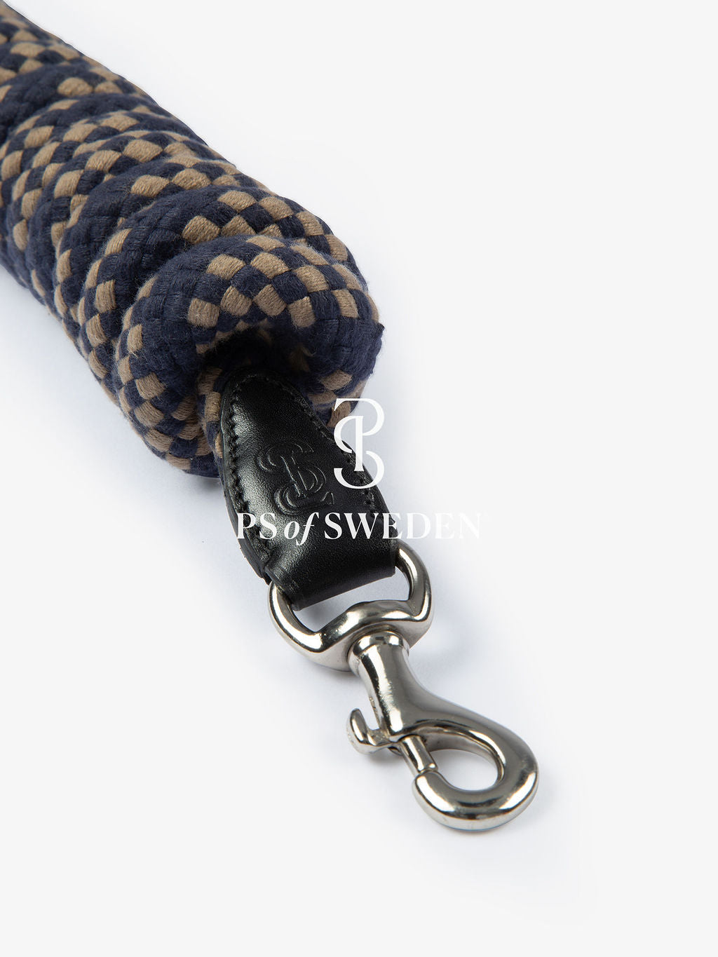 Premium Leather Rope No-Hook & Pull Handle Set Brown/Black PS of Sweden