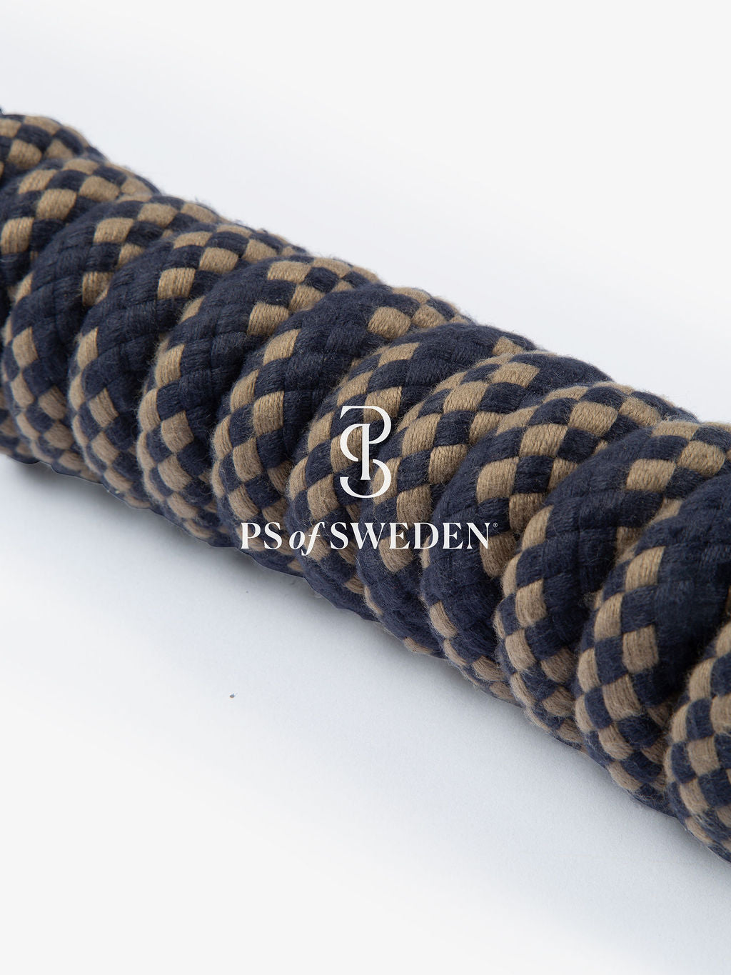 Premium Leather Rope No-Hook & Pull Handle Set Brown/Black PS of Sweden