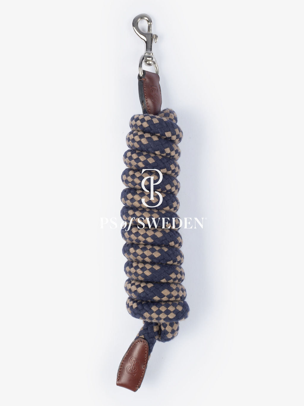 Premium Leather Rope No-Hook & Pull Handle Set Brown/Black PS of Sweden