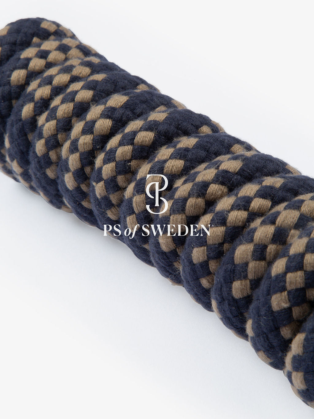 Premium Leather Rope No-Hook & Pull Handle Set Brown/Black PS of Sweden