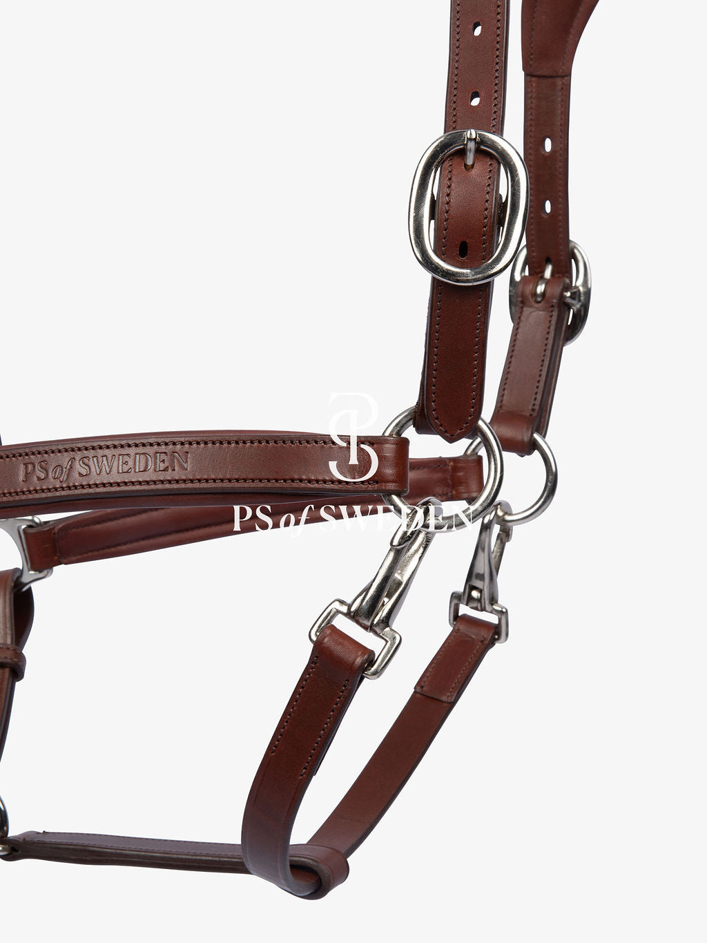 Premium Leather Rope No-Hook & Pull Handle Set Brown/Black PS of Sweden