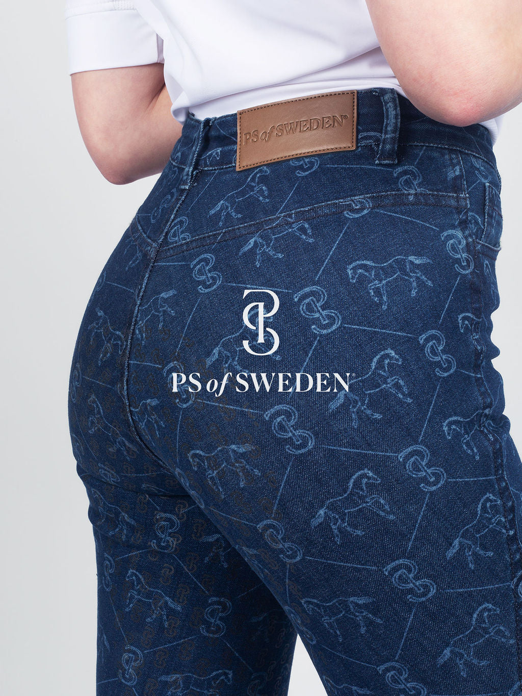 【限定】馬柄デニムキュロット フルグリップ PS of Sweden