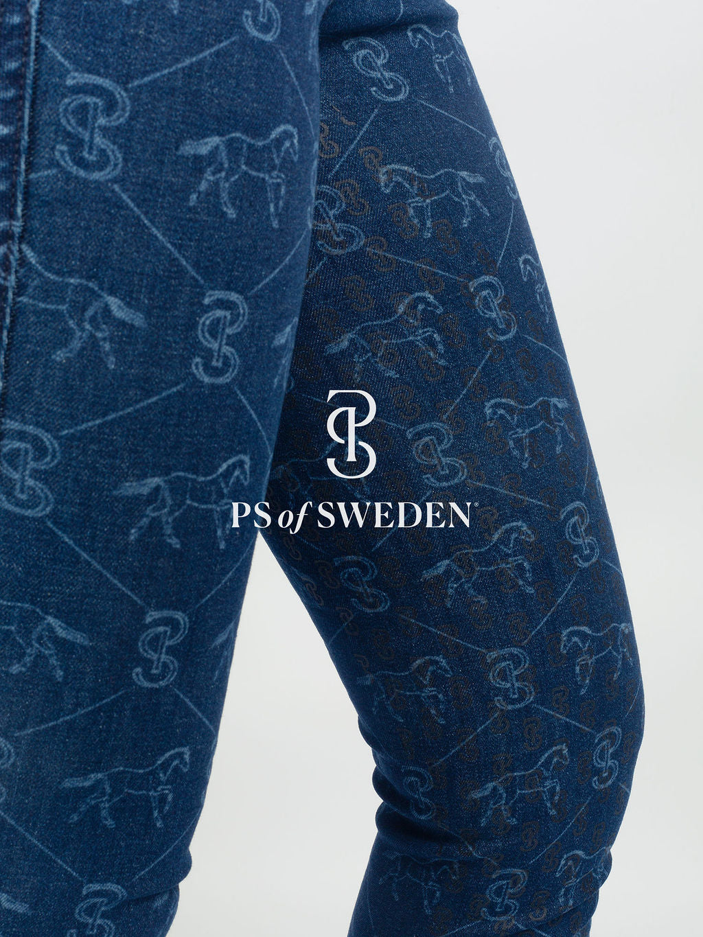 【限定】馬柄デニムキュロット フルグリップ PS of Sweden