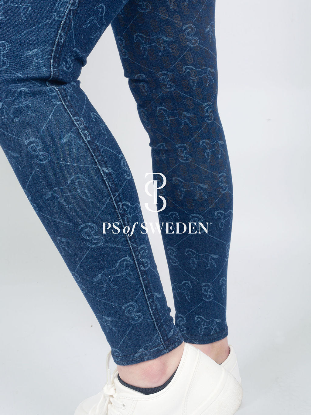 【限定】馬柄デニムキュロット フルグリップ PS of Sweden