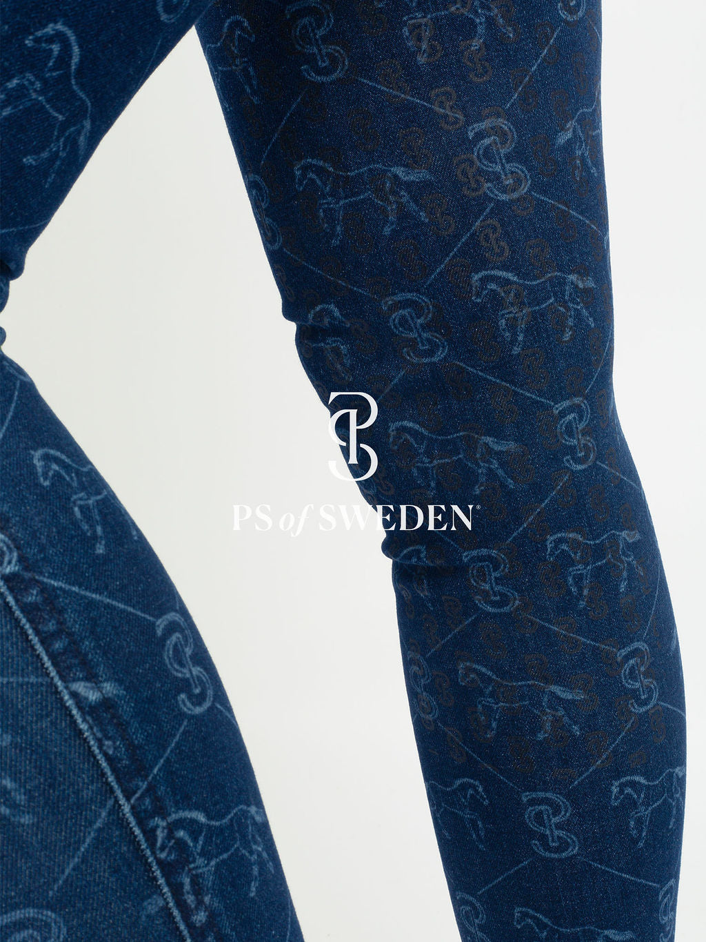 【限定】馬柄デニムキュロット フルグリップ PS of Sweden