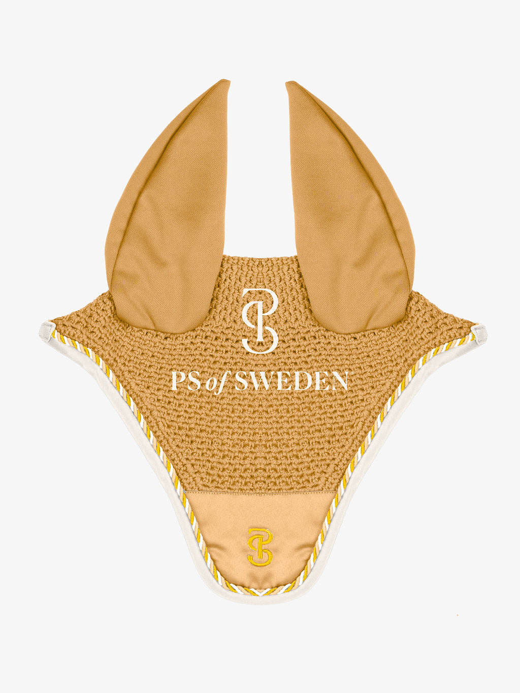 Satin Ear Net Golden/Roasted Brown PS of Sweden
