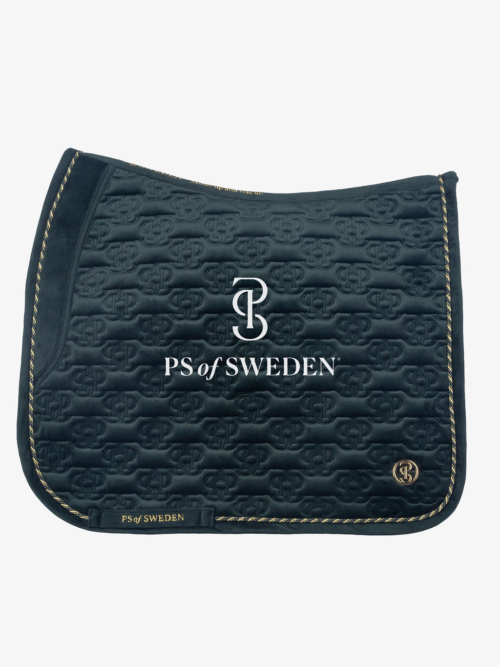 【2点セット】馬場用ゼッケン&イヤーネット ベルベットキルティング アナトミカル構造 4色 Ps of Sweden