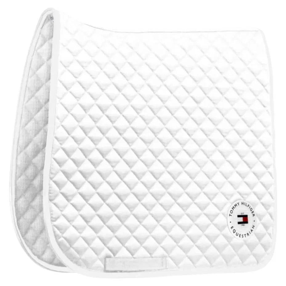 ワッフルキルティング馬場用ゼッケン ホワイト/ネイビー Tommy Hilfiger Equestrian