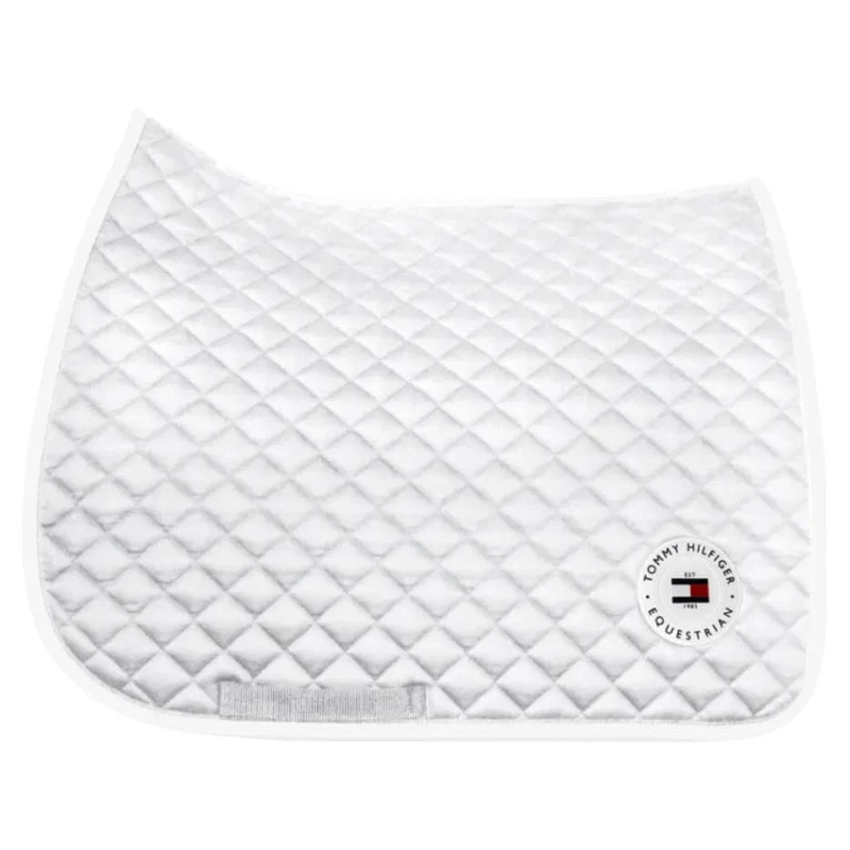ワッフルキルティング馬場用ゼッケン ホワイト/ネイビー Tommy Hilfiger Equestrian