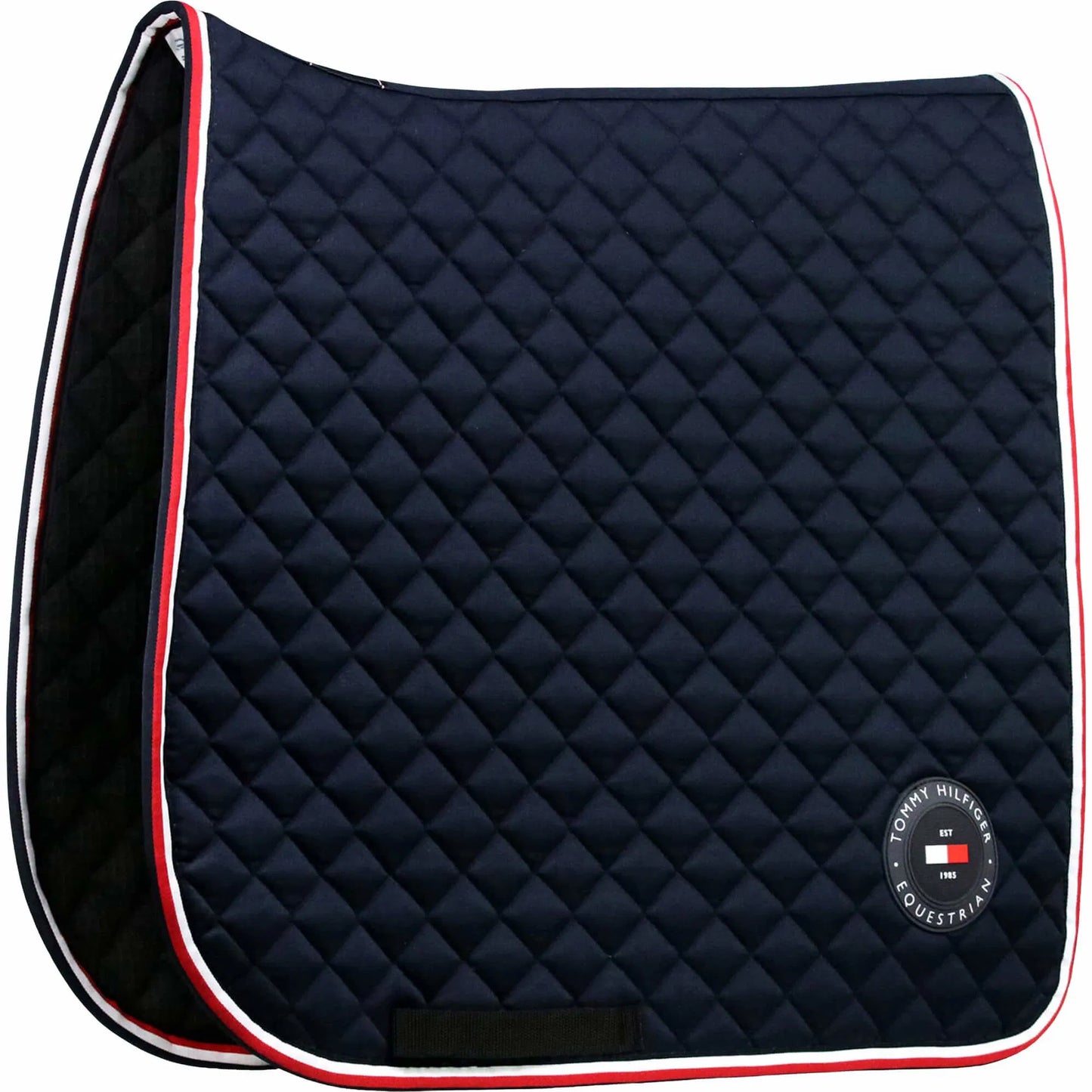 ワッフルキルティング馬場用ゼッケン ホワイト/ネイビー Tommy Hilfiger Equestrian