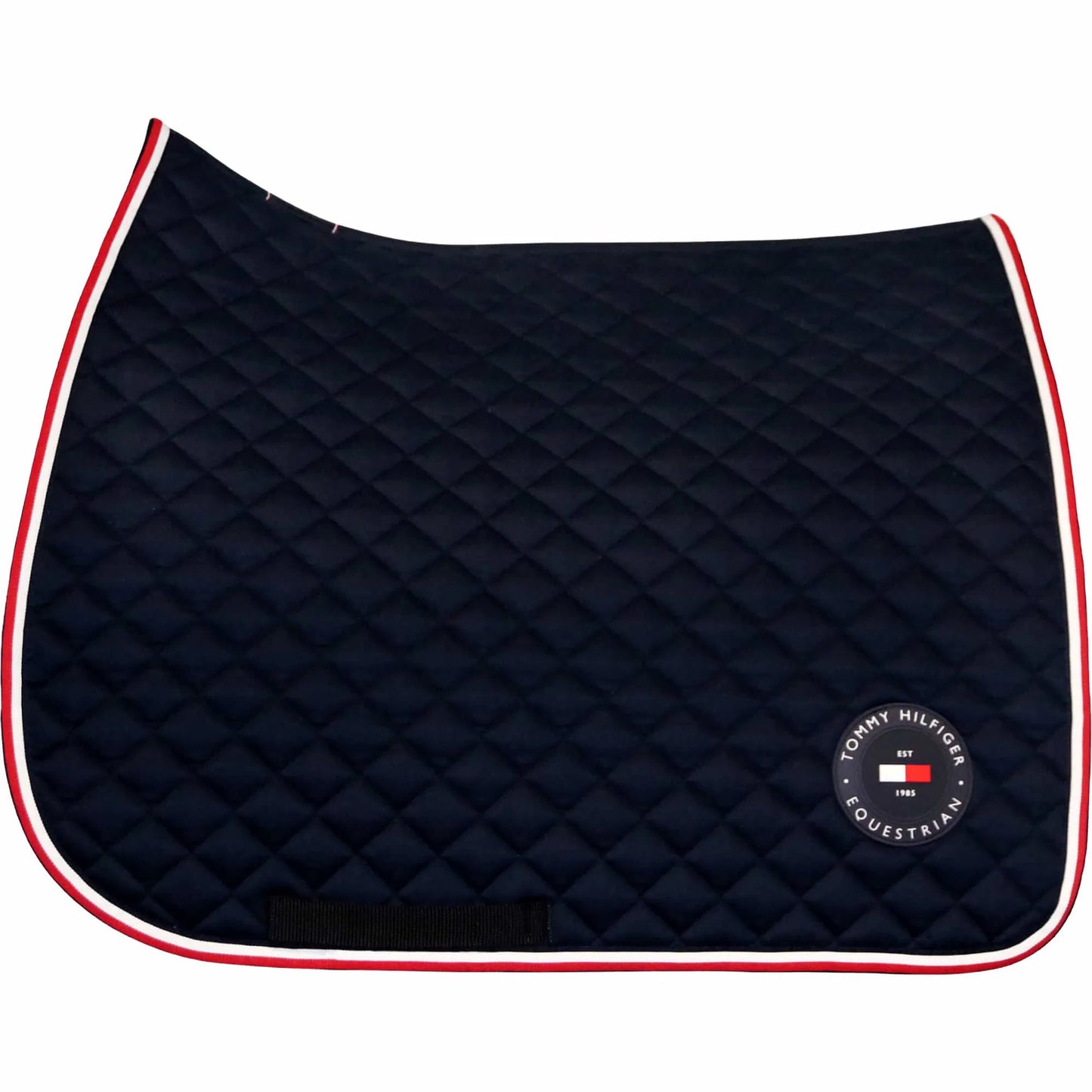 ワッフルキルティング馬場用ゼッケン ホワイト/ネイビー Tommy Hilfiger Equestrian