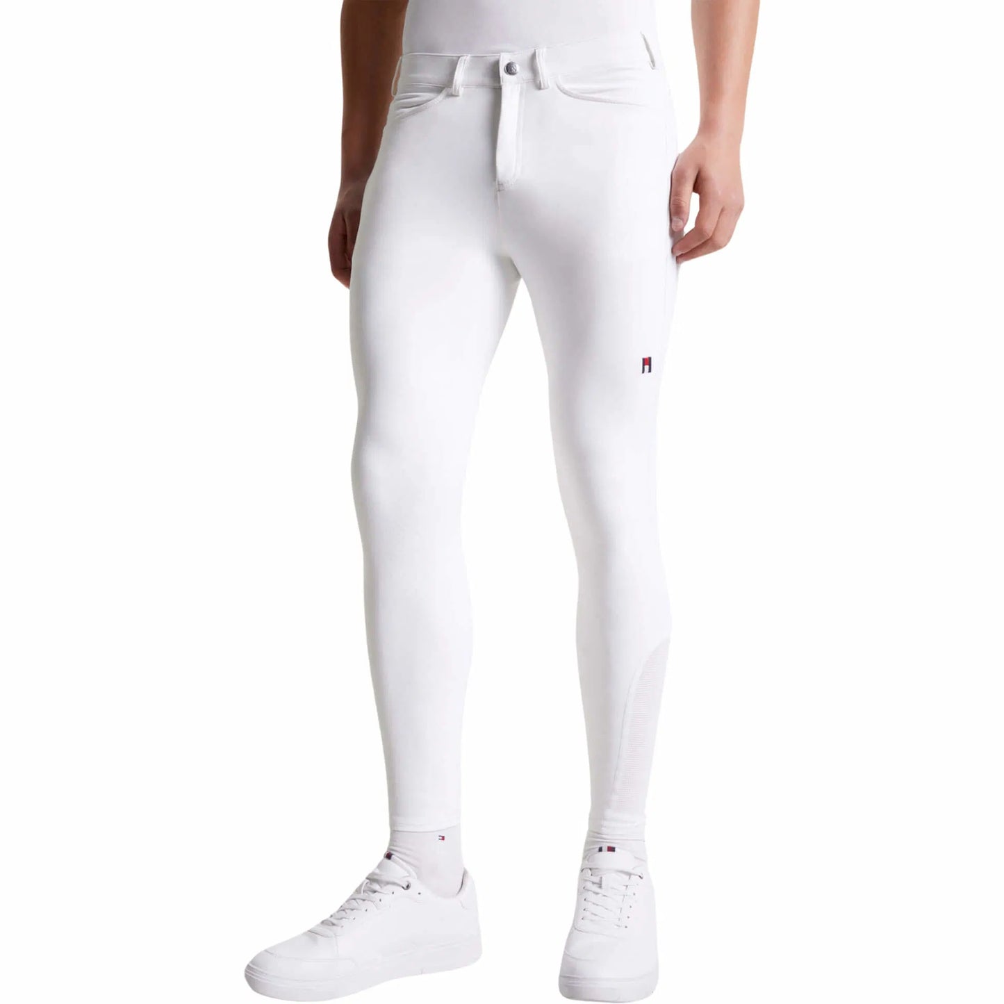 メンズ撥水4way乗馬用キュロット ニーグリップ ネイビー/ホワイト Tommy Hilfiger Equestrian