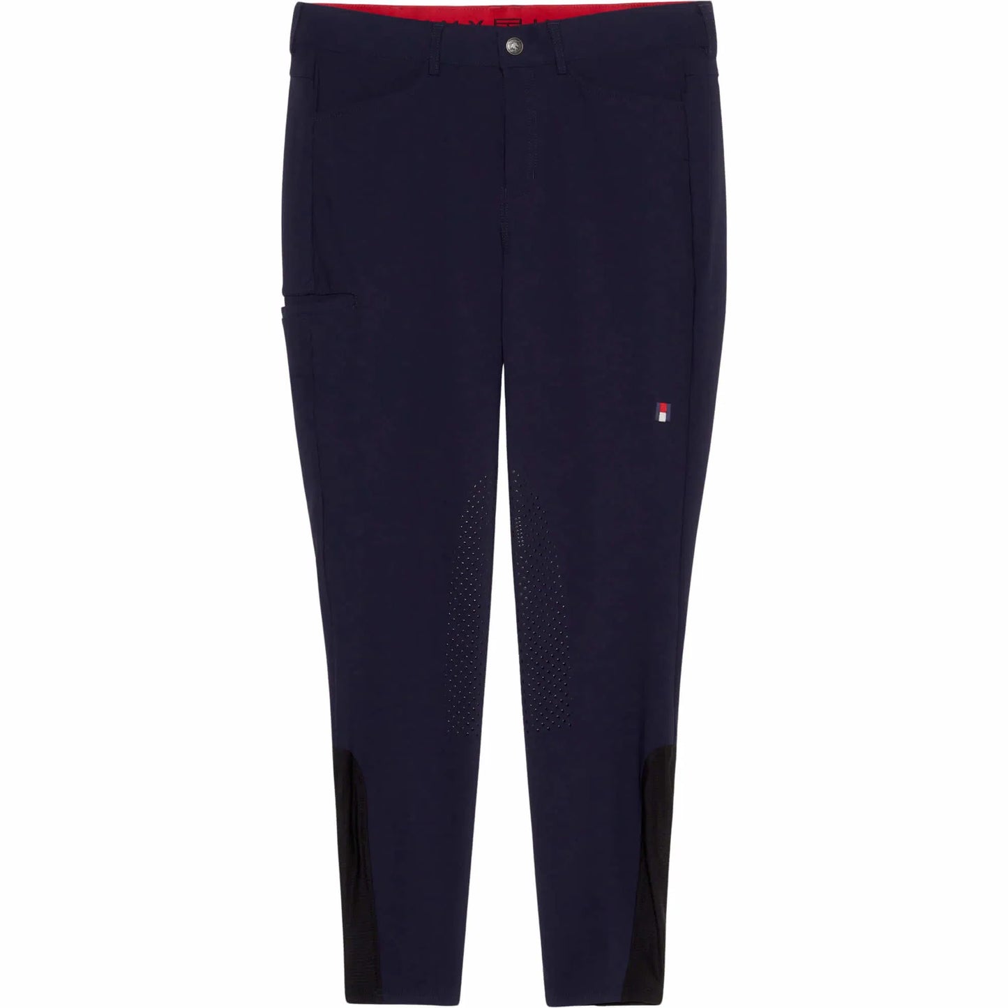 メンズ撥水4way乗馬用キュロット ニーグリップ ネイビー/ホワイト Tommy Hilfiger Equestrian