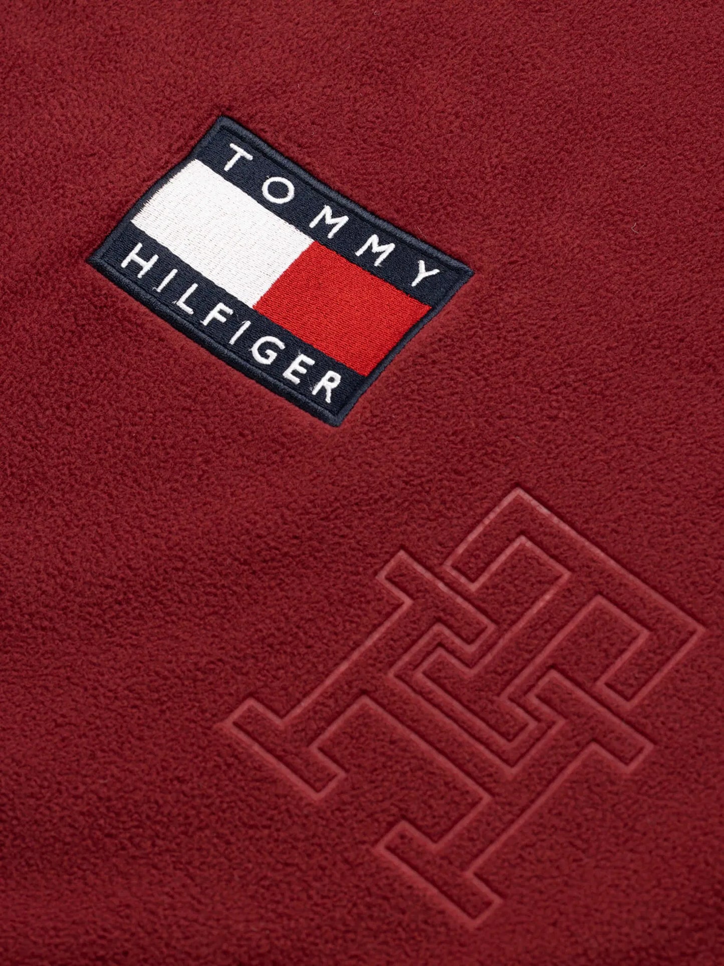 静電気防止フリース馬着 ネイビー/ルージュ Tommy Hillfiger Equestrian 化粧馬着