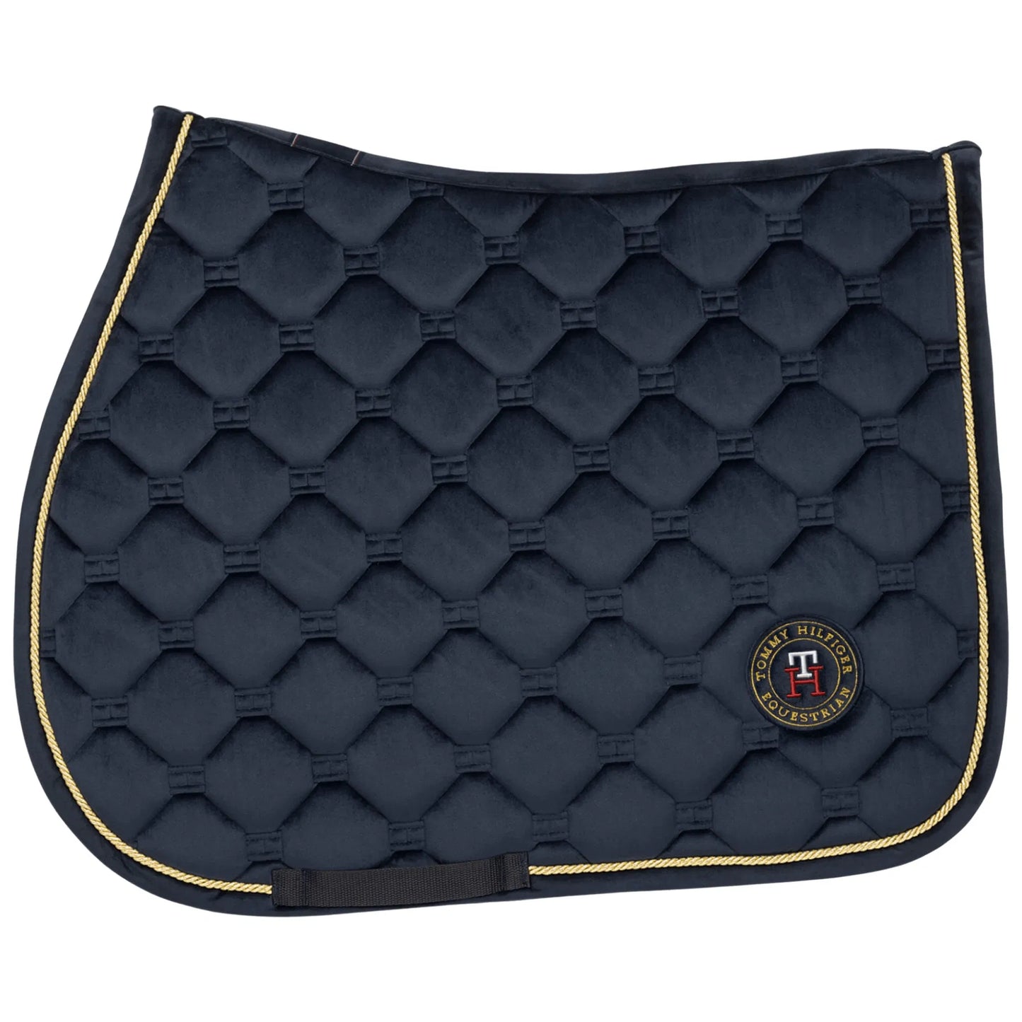 障害用ベルベットキルティングゼッケン 速乾性ネイビー Tommy Hillfiger Equestrian
