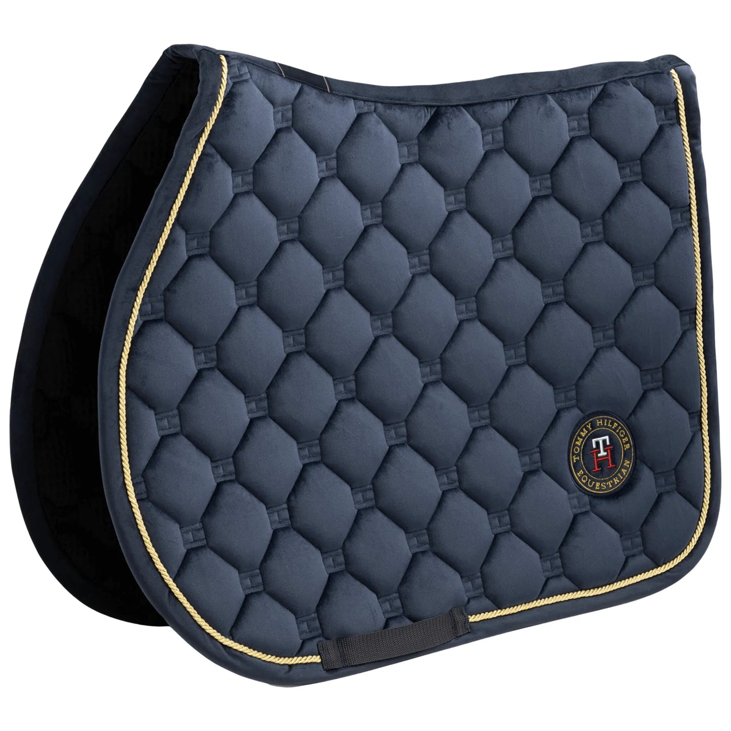 障害用ベルベットキルティングゼッケン 速乾性ネイビー Tommy Hillfiger Equestrian