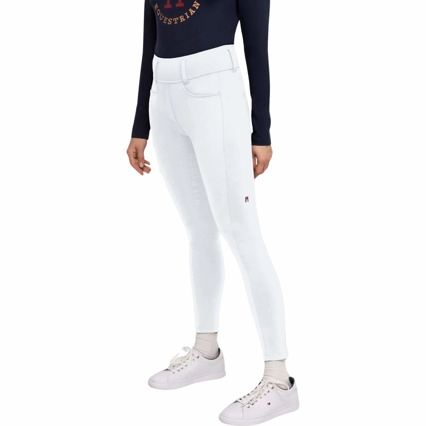 冬用裏起毛ストレッチレギンス フルグリップ ホワイト/ブラック/ネイビー/ルージュ Tommy Hilfiger Equestrian