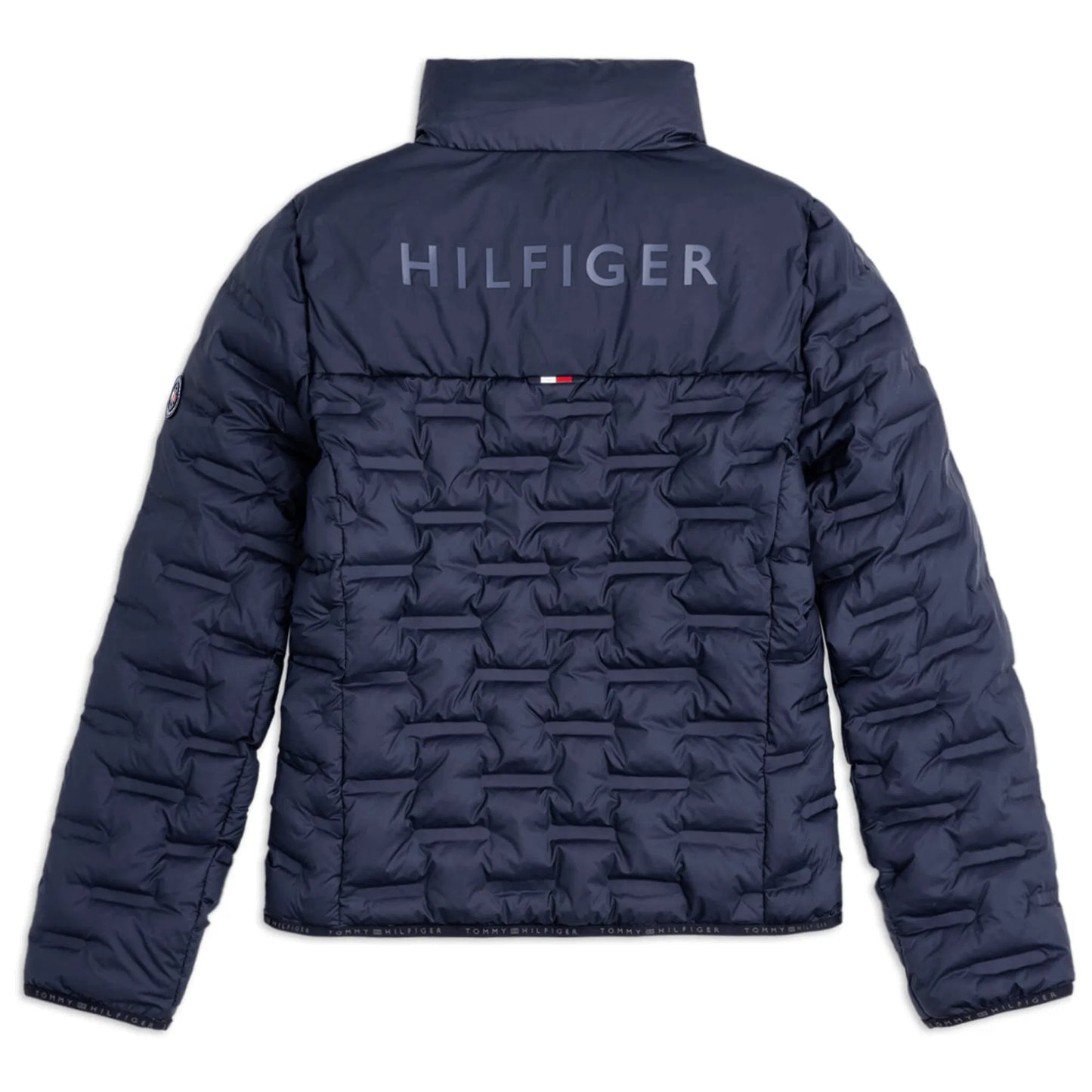 乗馬用キルティングダウンジャケット レディース ネイビー/ルージュ Tommy Hilfiger Equestrian