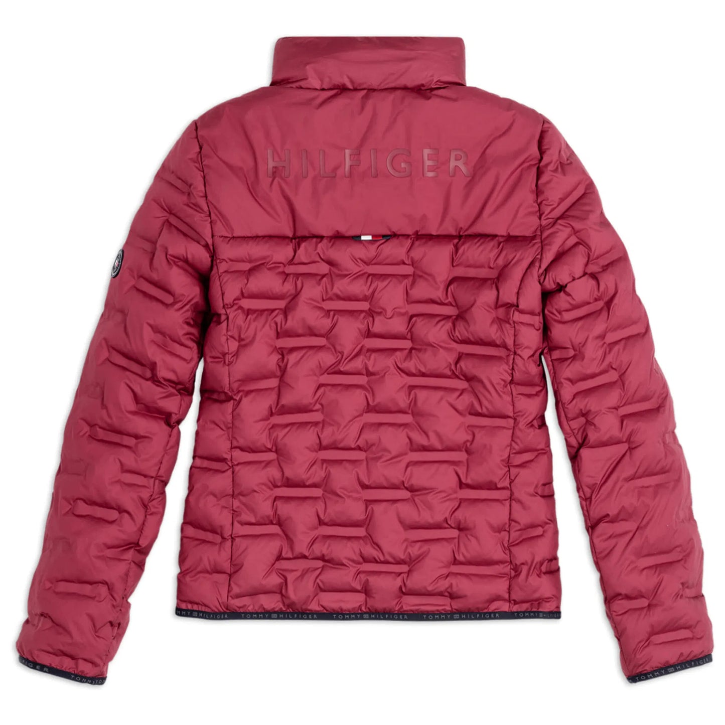 乗馬用キルティングダウンジャケット レディース ネイビー/ルージュ Tommy Hilfiger Equestrian
