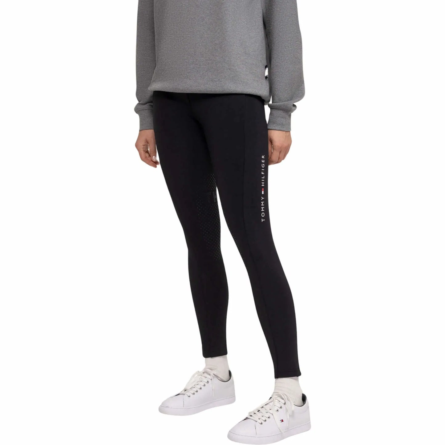 冬用裏起毛ストレッチレギンス フルグリップ ホワイト/ブラック/ネイビー/ルージュ Tommy Hilfiger Equestrian