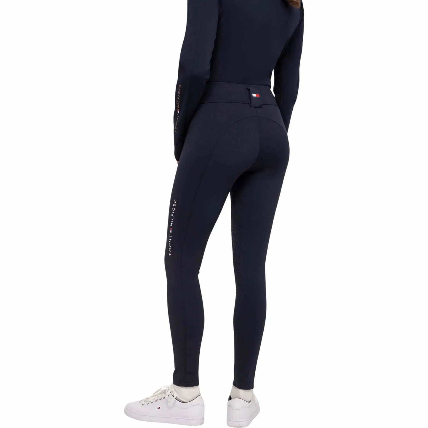 冬用裏起毛ストレッチレギンス フルグリップ ホワイト/ブラック/ネイビー/ルージュ Tommy Hilfiger Equestrian