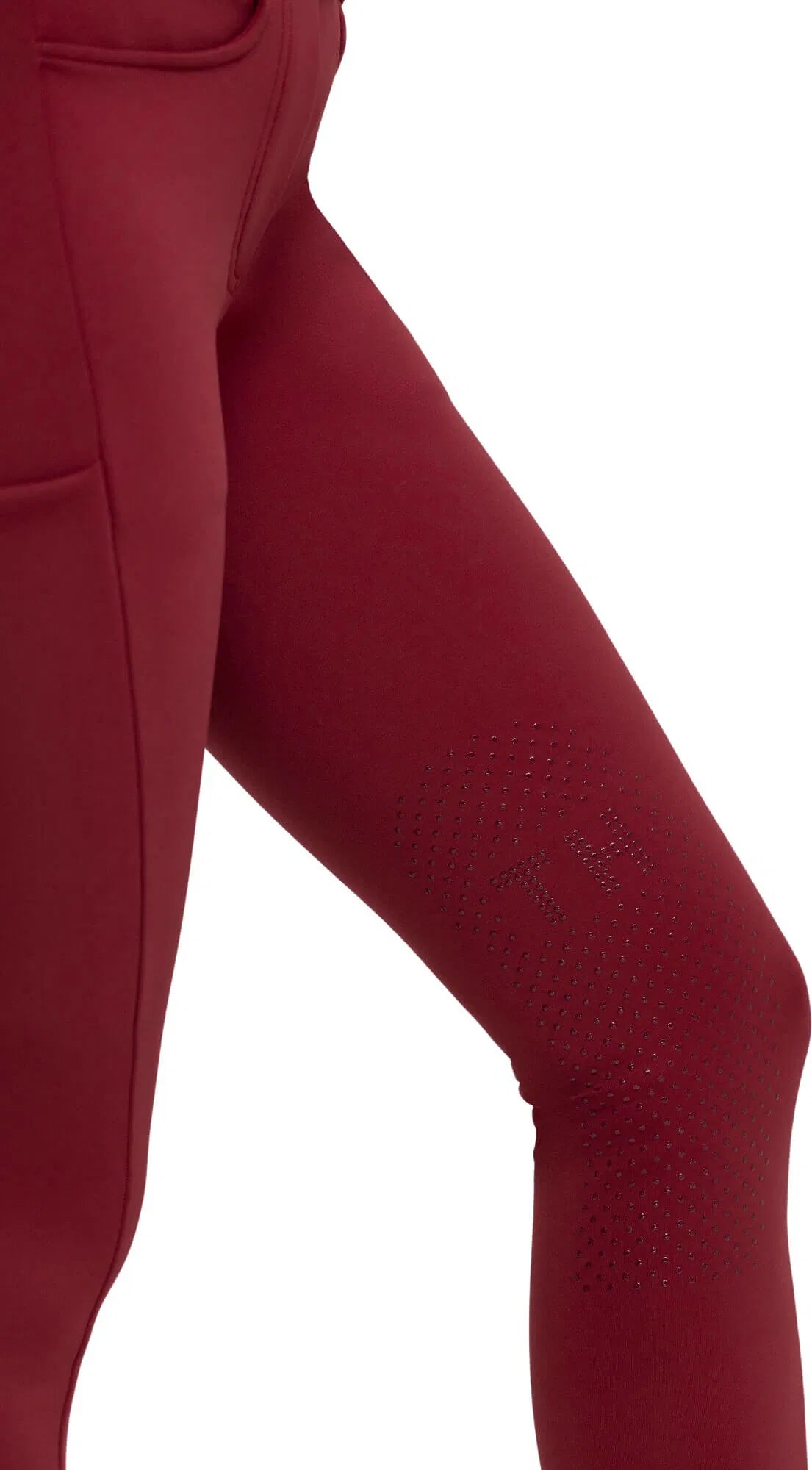 冬用裏起毛ストレッチレギンス ニーグリップ ブラック/ネイビー/ルージュ Tommy Hilfiger Equestrian