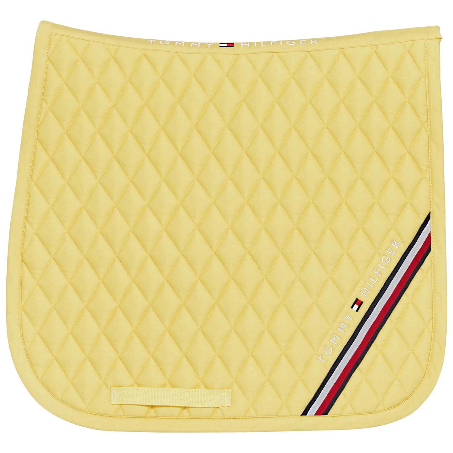 馬場用ワッフルキルティングゼッケン&イヤーネット2点セット 調湿素材 レモンイエロー Tommy Hilfiger Equestrian