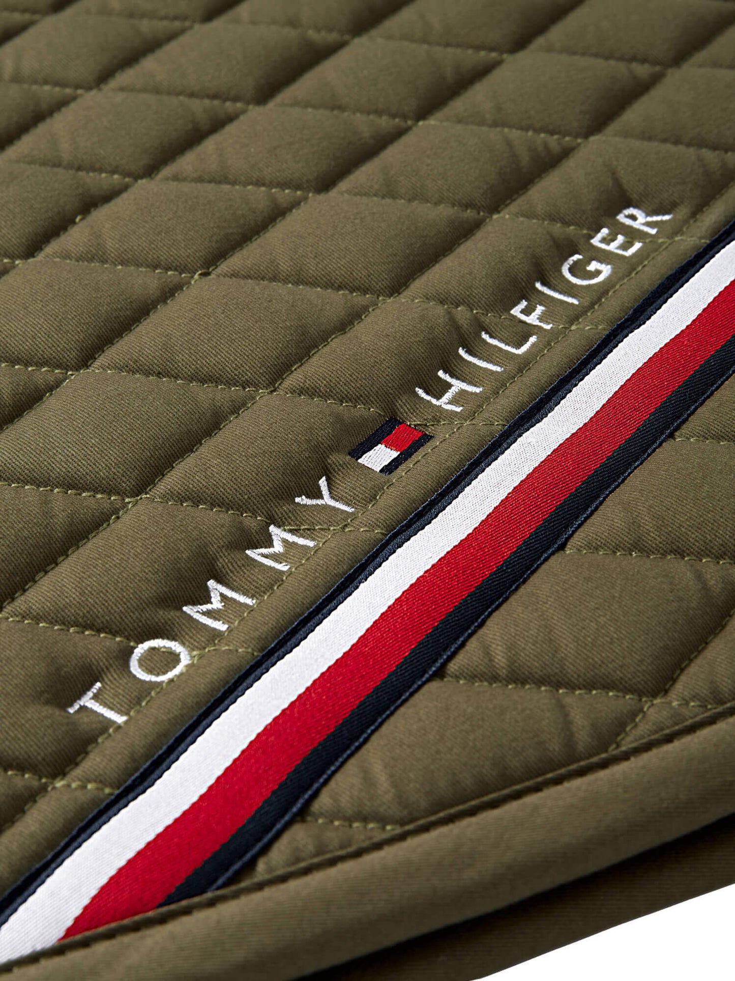 Tommy Hillfiger Equestrian Waffle Quilted Jumping Bib Navy/Rouge