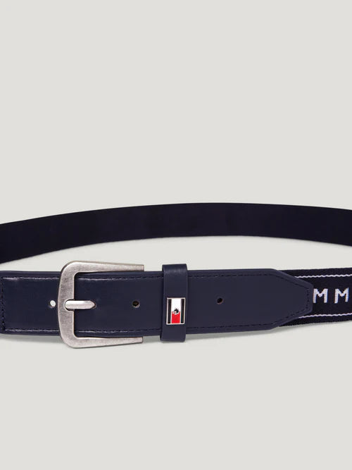 ユニセックスストレッチ乗馬用ベルト レザー Tommy Hilfiger Equestrian