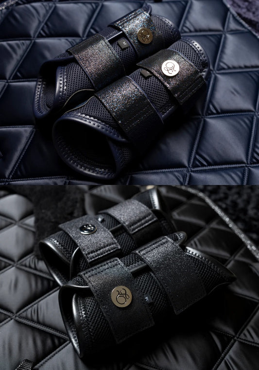 3Dエアメッシュプロテクター スターダスト ブラック/ネイビー Eloquence Equestrian