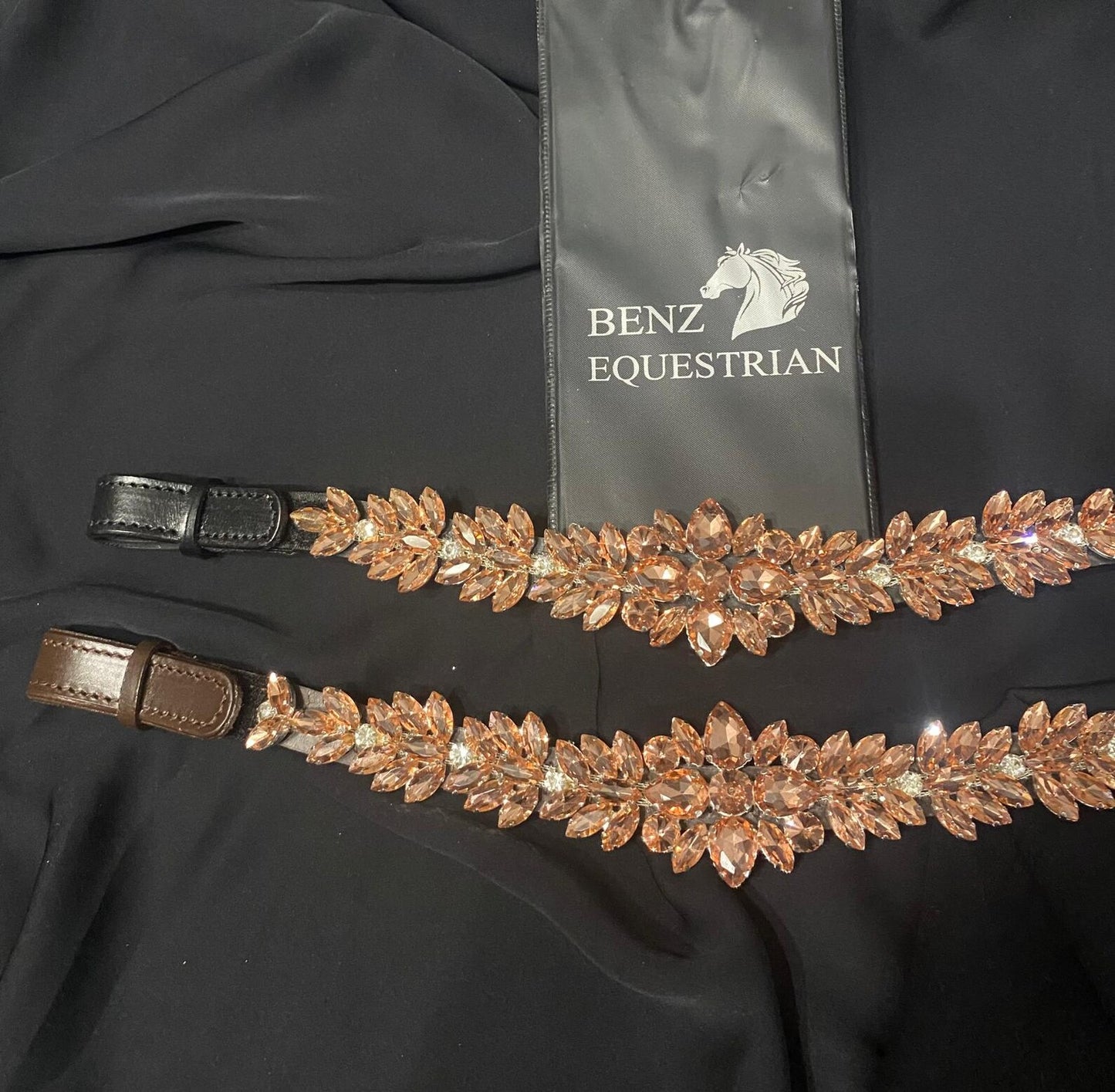 Swarovski Mega Bling Bracelet Pink/Montana Blue/Navy Benz Equestrian