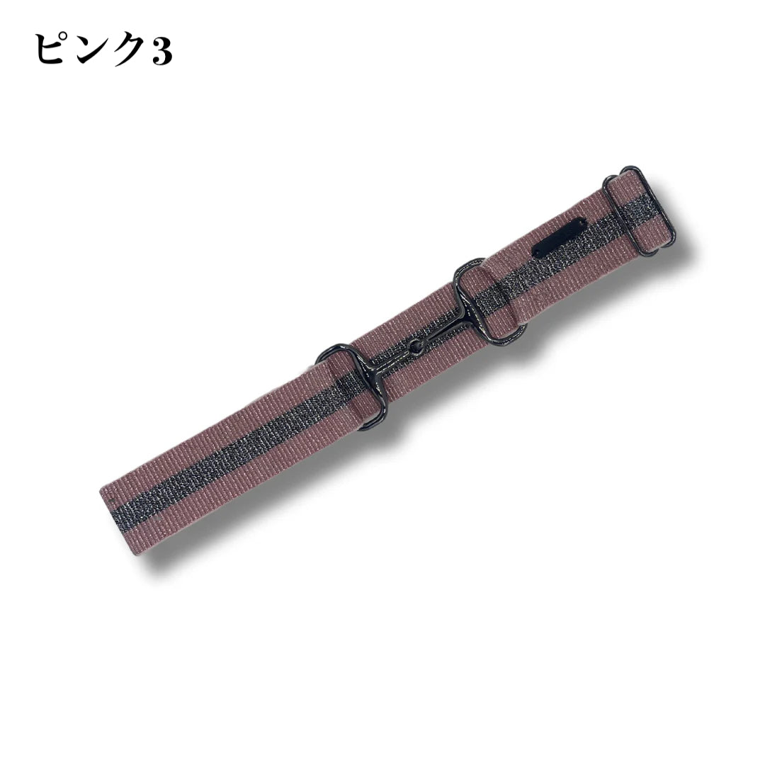 Stretch riding belt with bit motif for women, available in 20 colors, Thames