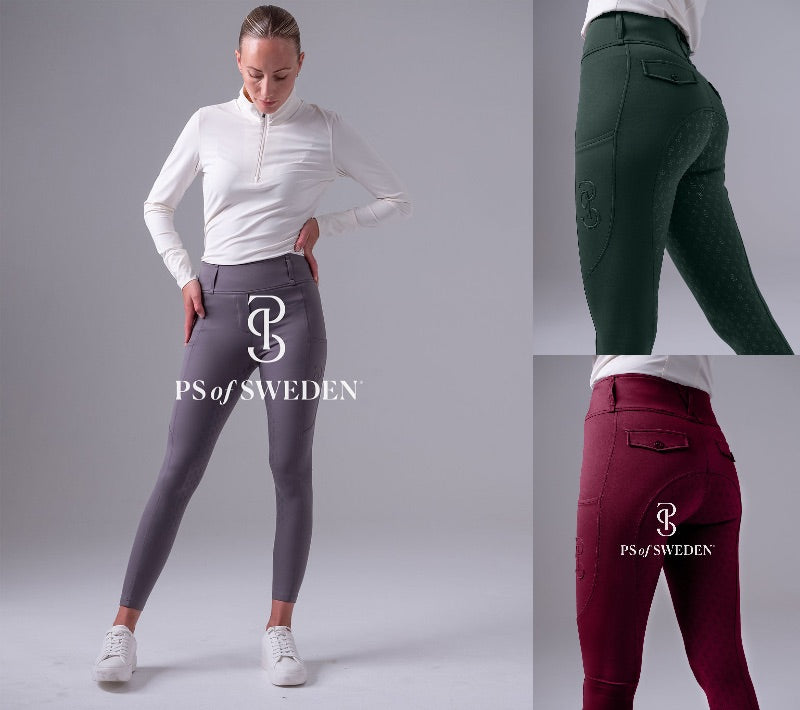 Hybrid leggings culottes with belt loops, full grip, 3 colors, PS of Sweden