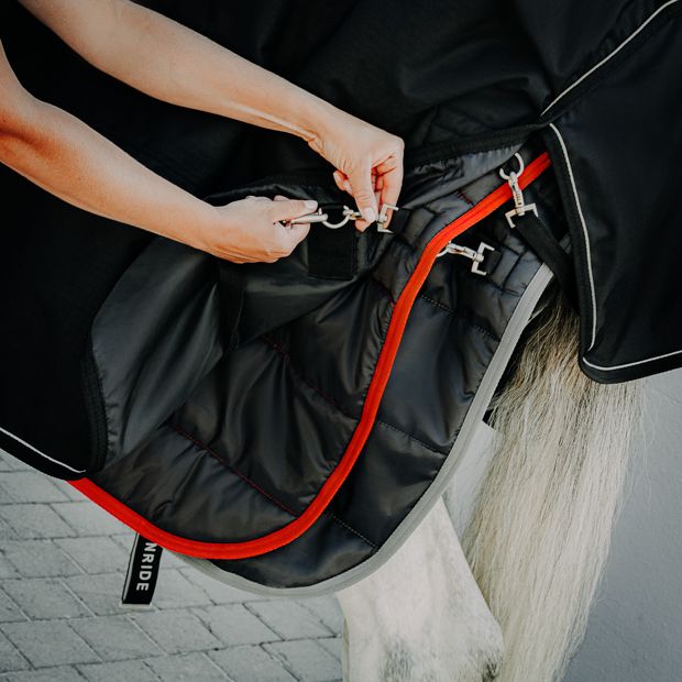 Inner rug 150g Inner horse blanket Black Sunride