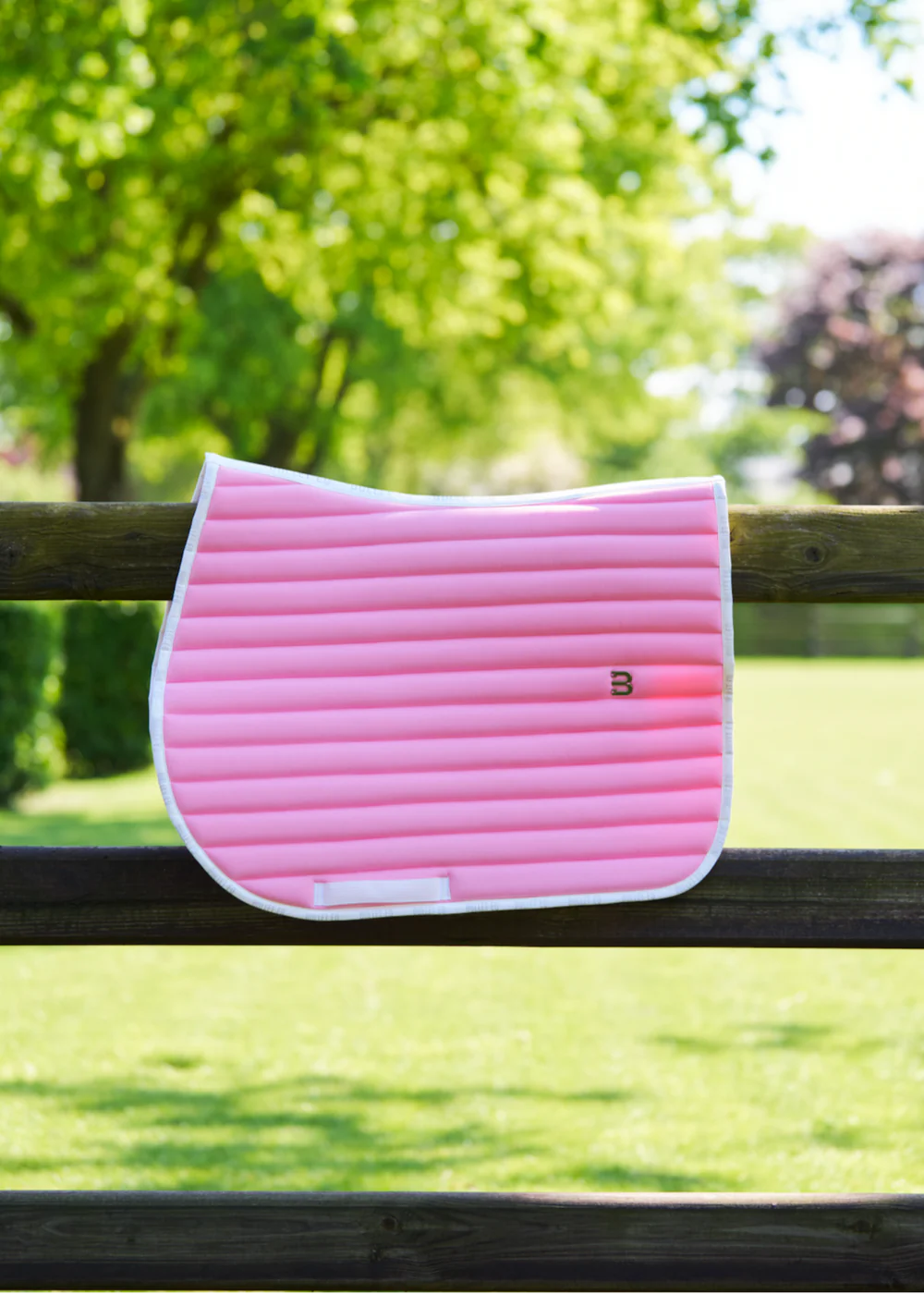 Riding bib for obstacles and riding arena, quick-drying material, lilac, Bullet Equestrian design, full