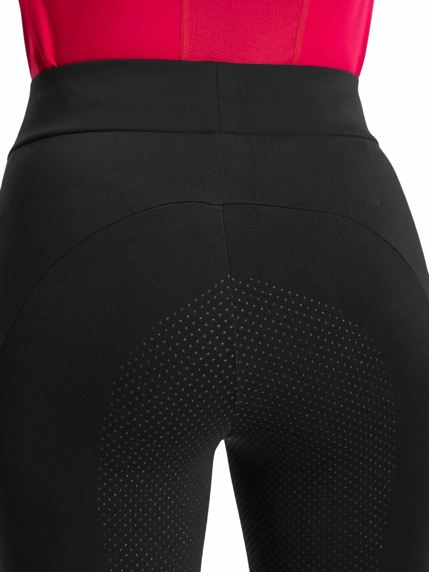 Winter fleece-lined stretch leggings, Full Grip, White/Black/Navy/Rouge, Tommy Hilfiger Equestrian