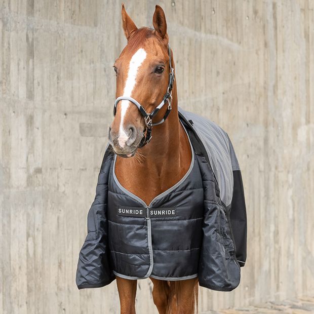 Inner rug 150g Inner horse blanket Black Sunride