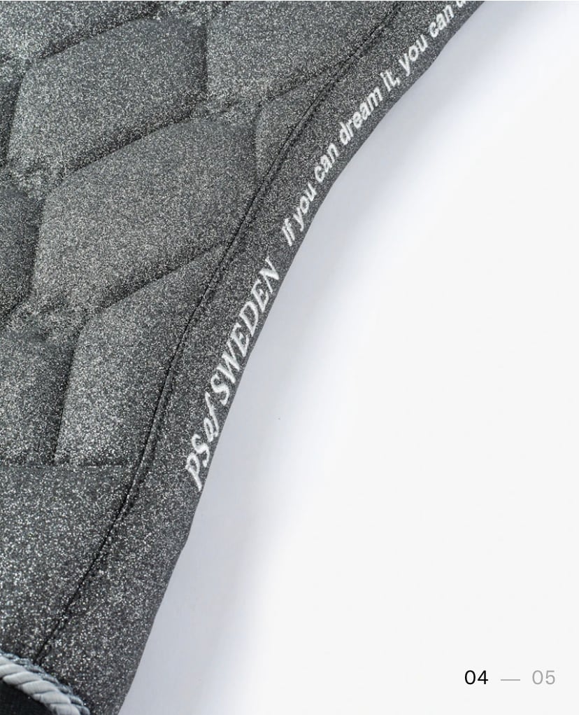 【限定】グリッターゼッケン 2022クリスマスコレクション 乗馬用ゼッケン 障害用 Ps of Sweden