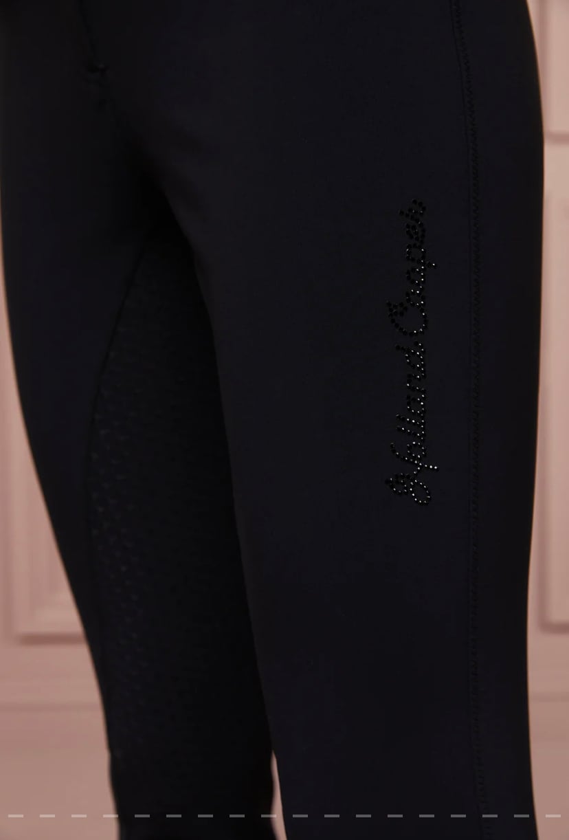 Women's Premium Mid-Waist Culottes in Holland Cooper Yale Blue/Black/White