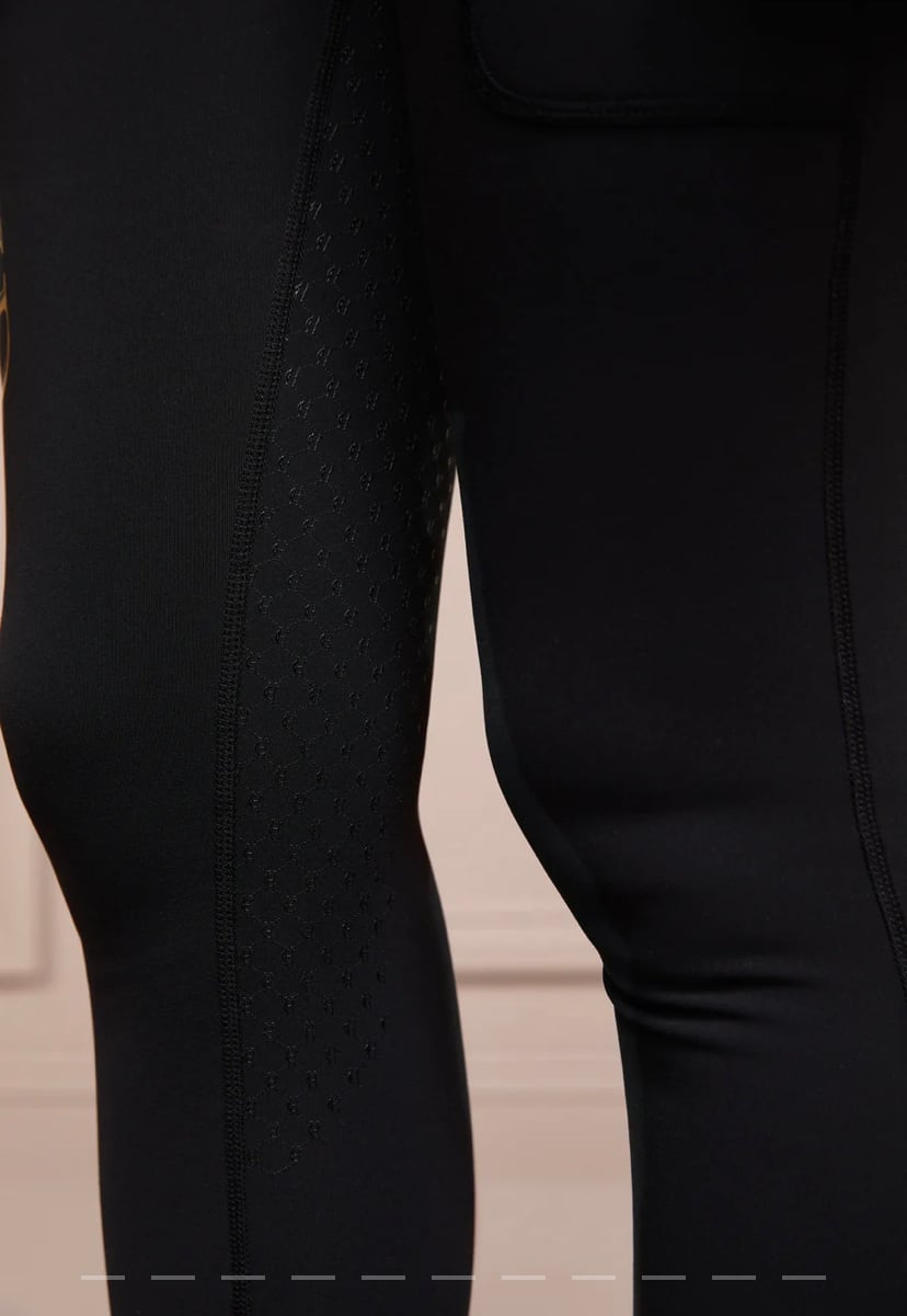 Holland Cooper Women's Winter Leggings Culottes, Full Grip, Fleece Lining