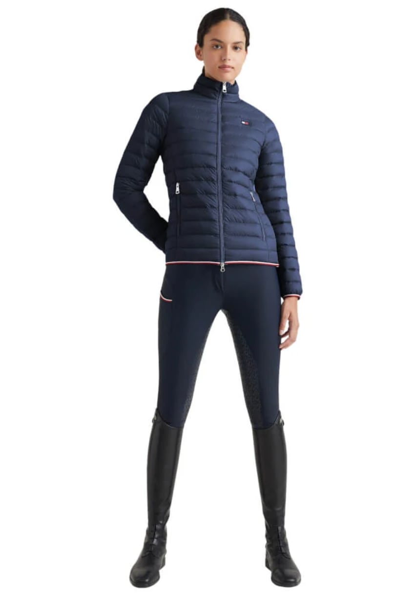 撥水ライトダウンジャケット 2022AWコレクション レディース Tommy Hilfiger Equestrian